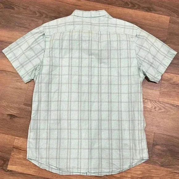 Columbia Men's Plaid Button Down Short Sleeve Pocket Shirt
Sz Medium Turquoise - Picture 9 of 12